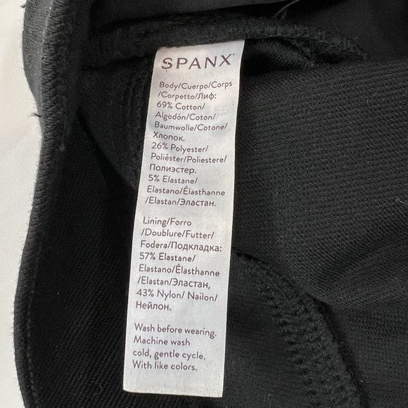 Spanx Size Large Black Jean-ish Leggings - Picture 7 of 14